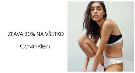 Calvin Klein - ZĽAVA 30% NA VŠETKO
